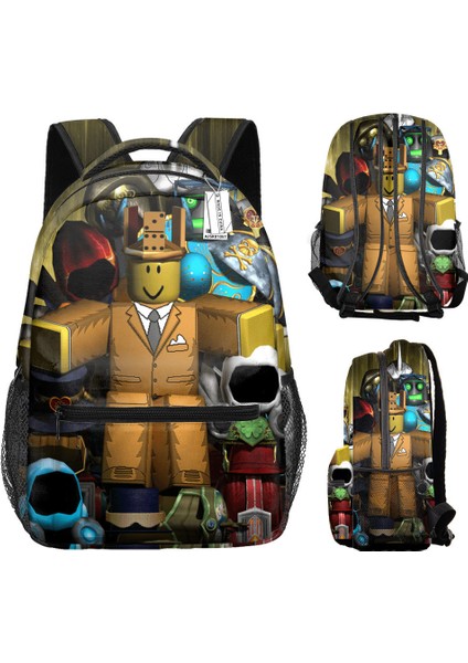 Roblox Desenli Öğrenci Sırt Çantası (Yurt Dışından)