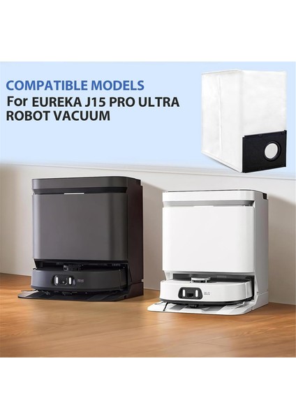 Eureka J15 Pro Ultra Robot Süpürge Parçaları Için 12 Paket Elektrikli Süpürge Toz Yedek Torbaları (Yurt Dışından) fırsatları