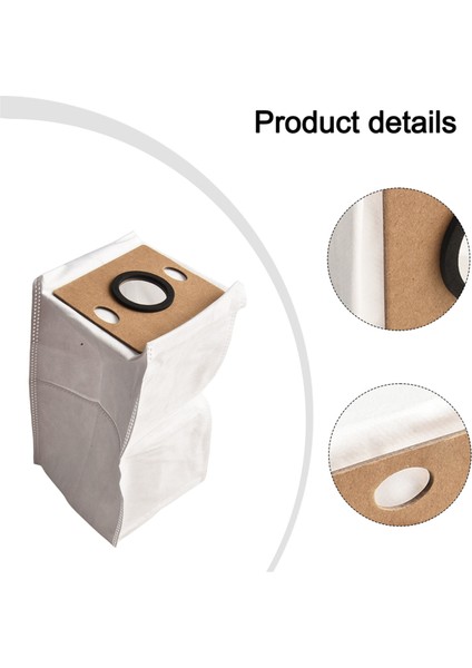 Ilıfe V9 Pro Kendiliğinden Boşalan Robot Süpürge Toz Torbaları Aksesuarları Için Yedek Toz Torbaları (Yurt Dışından) modelleri