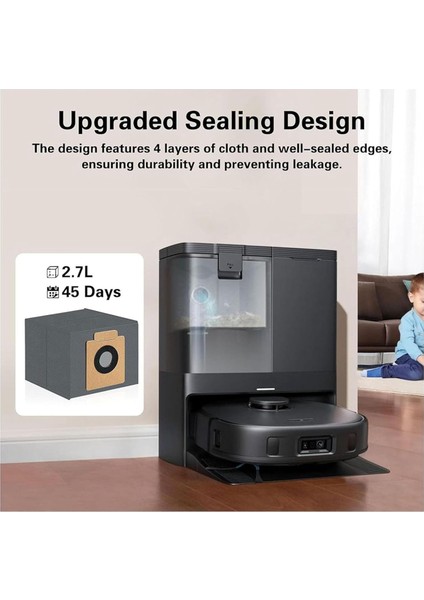 Eufy X8 Pro Ses Self-Empty Station Robot Süpürge Aksesuarları Kiti Için Yedek Parçalar (Yurt Dışından) fırsatları