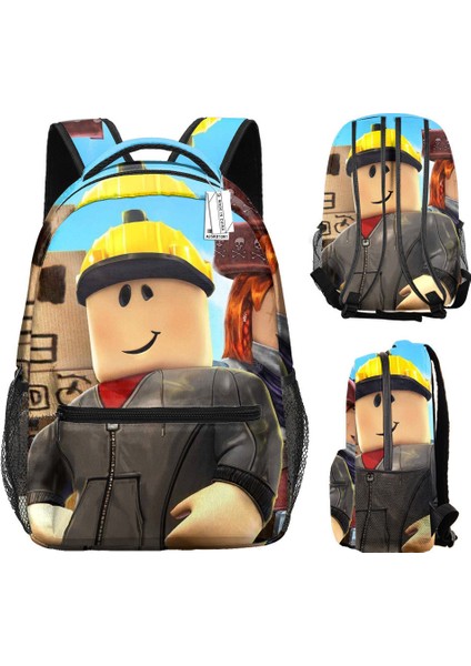 Roblox Desenli Öğrenci Sırt Çantası (Yurt Dışından)