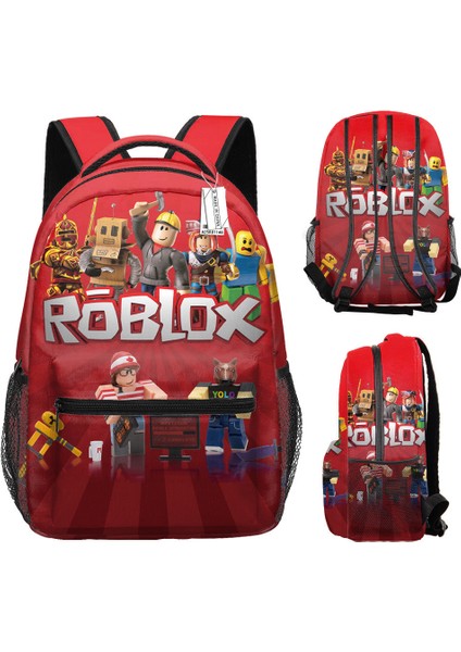 Roblox Desenli Öğrenci Sırt Çantası (Yurt Dışından)