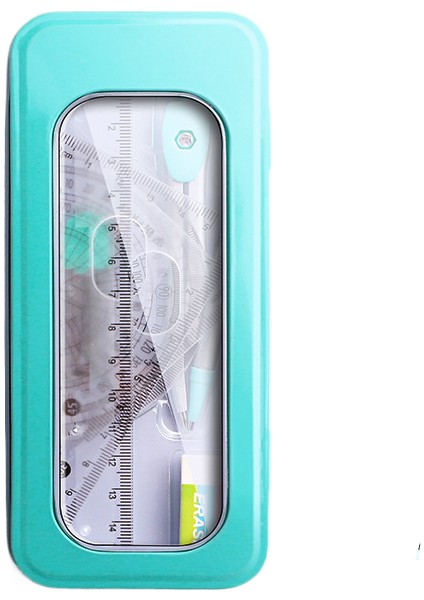 Öğrenci Için Özel Yuvarlak Ölçü Cetveli, Açı Ölçer, Üçgen Cetvel, Düz Cetvel, Ölçüm ve Çizim Seti 8 Parçalı (Yurt Dışından)