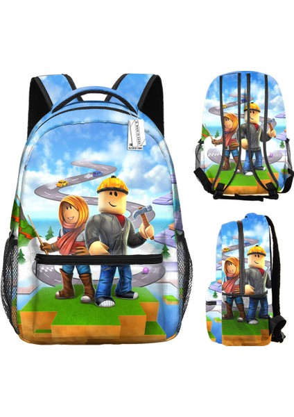 Roblox Desenli Öğrenci Sırt Çantası (Yurt Dışından)