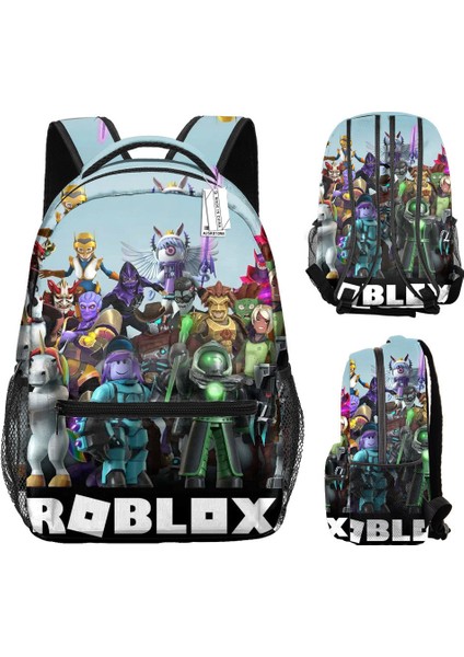 Roblox Desenli Öğrenci Sırt Çantası (Yurt Dışından)