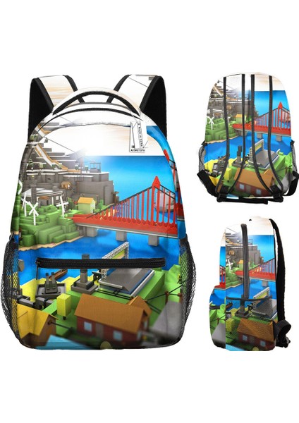 Roblox Desenli Öğrenci Sırt Çantası (Yurt Dışından)