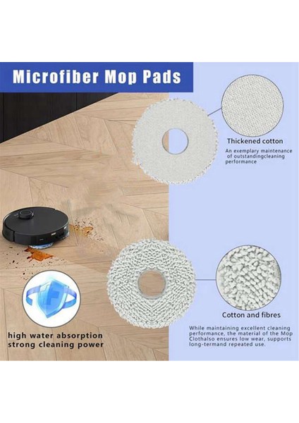 Ecovacs Debot T30 Pro Omni Için Yeedı M12 Ultra Plus M12 Pro+ Ana Yan Fırça Filtresi Paspas Bezi Toz Torbası Değişimi (Yurt Dışından) fiyatları