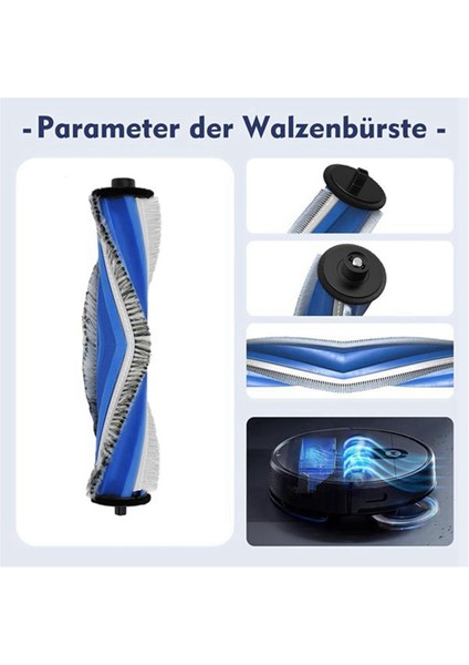 Ecovacs Debot T30 Pro Omni Için Yeedı M12 Ultra Plus M12 Pro+ Ana Yan Fırça Filtresi Paspas Bezi Toz Torbası Değişimi (Yurt Dışından) modelleri