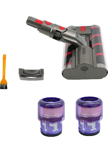 Dyson Omni-Glide SV19 Vakum Parçaları Yedek Yumuşak Yedek Yumuşak Silindir Temizleme Başlığı Çift Silindir Fırça (Yurt Dışından) fırsatları