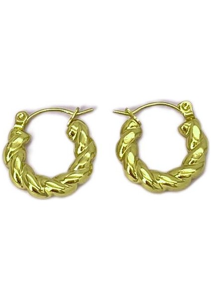 06 Fransız Vintage Paslanmaz Çelik Kadın Küpe Modeli (Yurt Dışından)