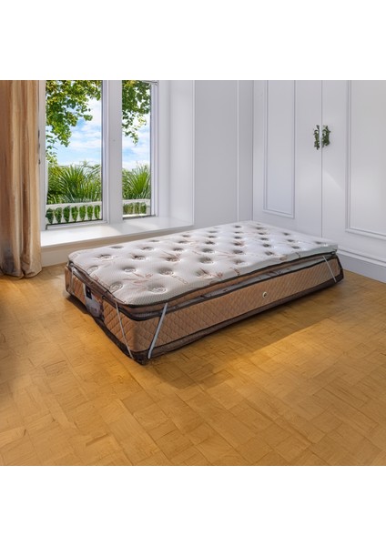 Bamboo Kumaşlı Visco Yatak Pedi 100 X 200 Cm.