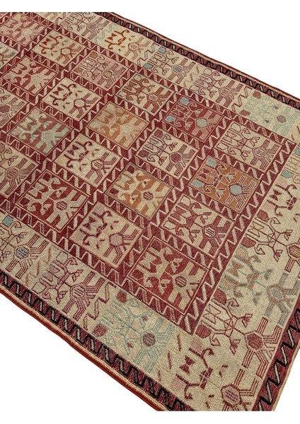 El Dokuma Ipek Sumak Kilim 81X185 Yolluk Kilim modelleri