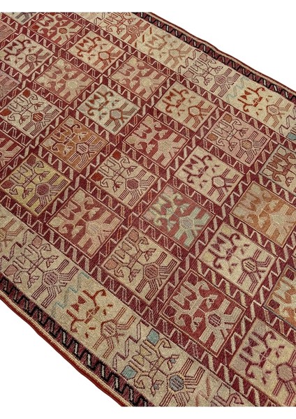 El Dokuma Ipek Sumak Kilim 81X185 Yolluk Kilim fırsatları