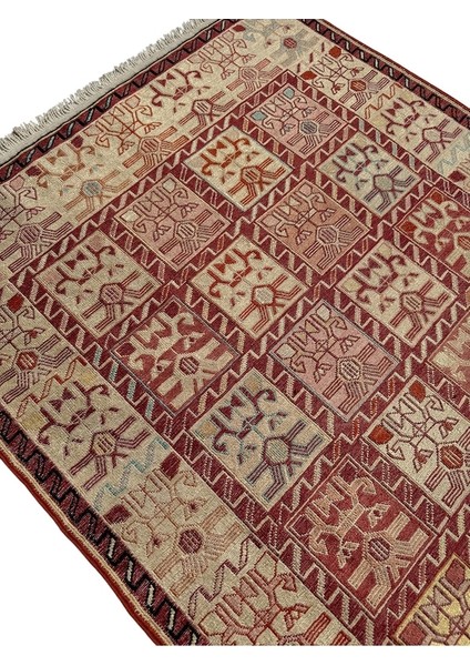 El Dokuma Ipek Sumak Kilim 81X185 Yolluk Kilim indirimleri