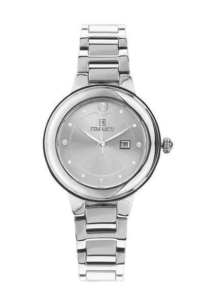 8411 Kadın Kol Saati – Gümüş Kasa – Paslanmaz Çelik Kordon – 5 Atm Su Geçirmez