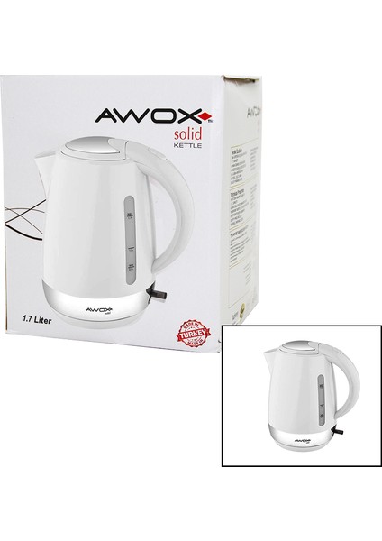 Awox Solid Gizli Rezistans Kettle 1.7lt (4172)