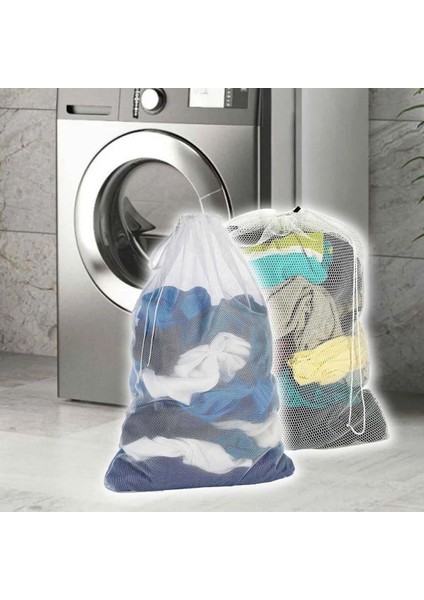 Omb Store Büyük Boy Çamaşır Yıkama Filesi , Kirli Filesi Maxi 100X120 cm