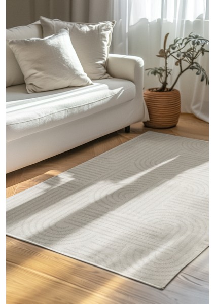 Revna Ekru Yıkanabilir Halı – Kaydırmaz Taban, Pamuk Dokuma, Salon, Çocuk Odası, Mutfak, Koridor İçin Uygun fırsatları