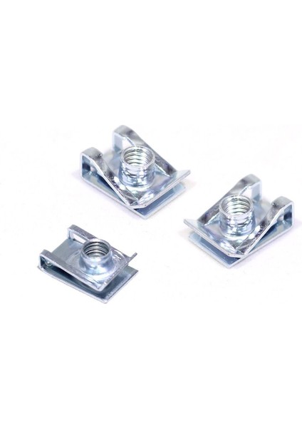 Yaylı Vidalı Klips M5-50 Adet Pakette Gönderilir