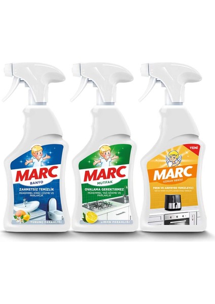 Banyo + Mutfak + Airfryer Sprey 3X750 ml fiyatları