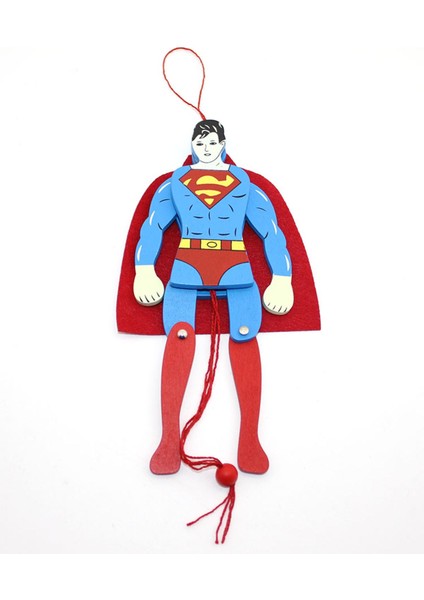 Ahşap Salanan Süperman Figürü GIGI1194