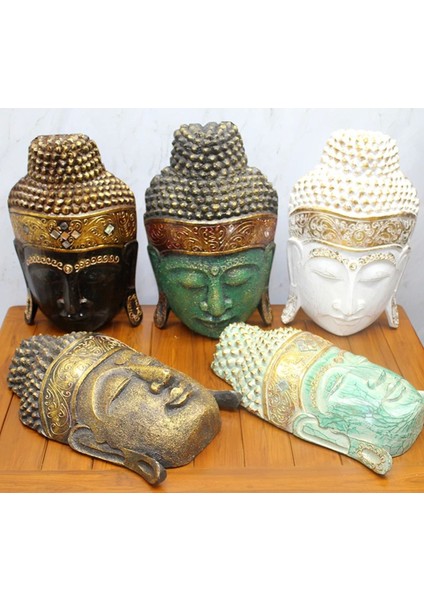 Ahşap Buda Maske 40 cm Galıleo-23
