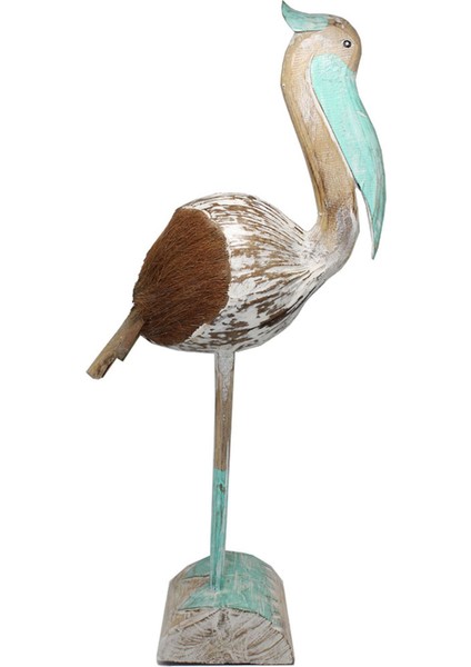 Ahşap Pelikan Figürü Model 1