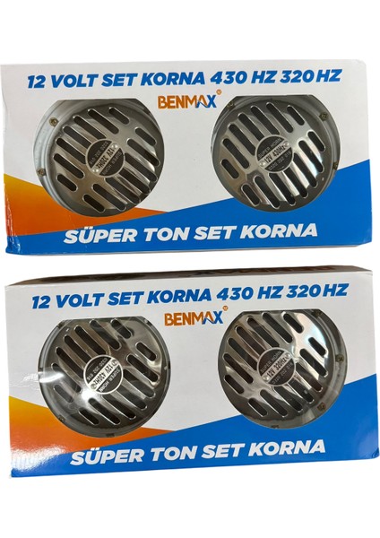 Hella Tipi Süperton 12V Korna 2 Takım Fiyatıdır