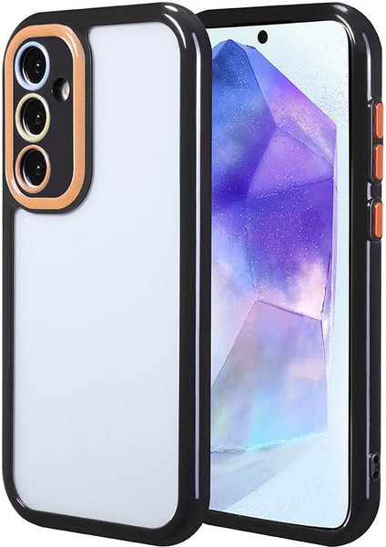 Paint Serisi Samsung Galaxy A55 Siyah Kapak