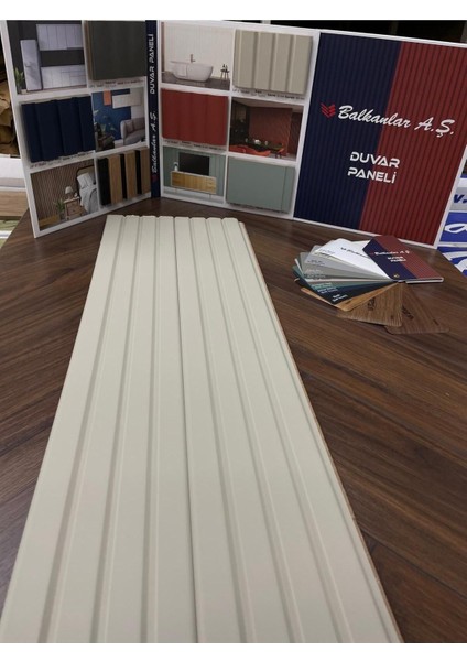 Balkanlar Mdf Duvar Paneli E Model Krem 12X250X1.2CM, 1 Adet modelleri