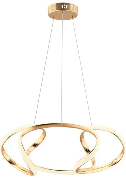 Istanbul Avize Damla Gold Ledli Modern Beyaz Power LED Avize modelleri