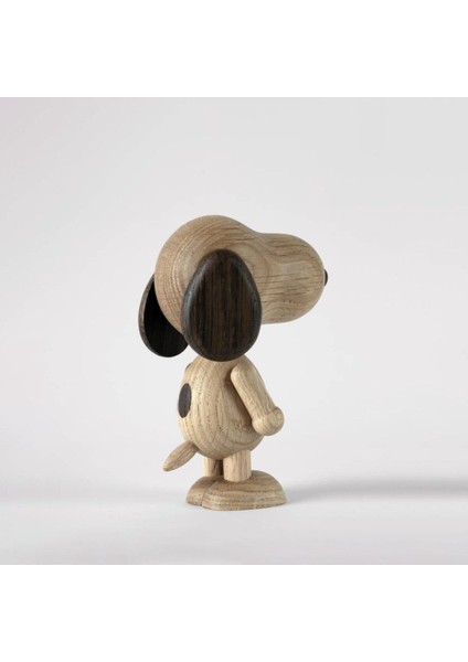 Boyhood Peanuts x Snoopy El Yapımı Doğal Füme Meşe Nostaljik Biblo Mıknatıslı Eklemli Ahşap Oyuncak fırsatları