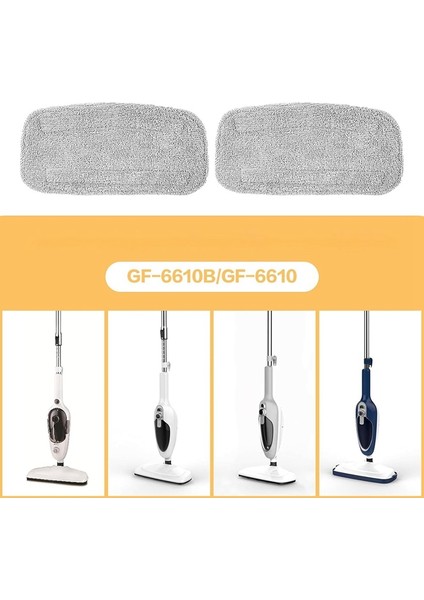 Gorfanty Buharlı Paspas GF-6610 Yıkanabilir Için 4 Paket Yedek Paspas Pedi (Yurt Dışından) modelleri