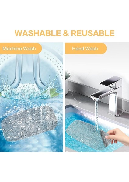 Gorfanty Buharlı Paspas GF-6610 Yıkanabilir Için 4 Paket Yedek Paspas Pedi (Yurt Dışından) indirimleri