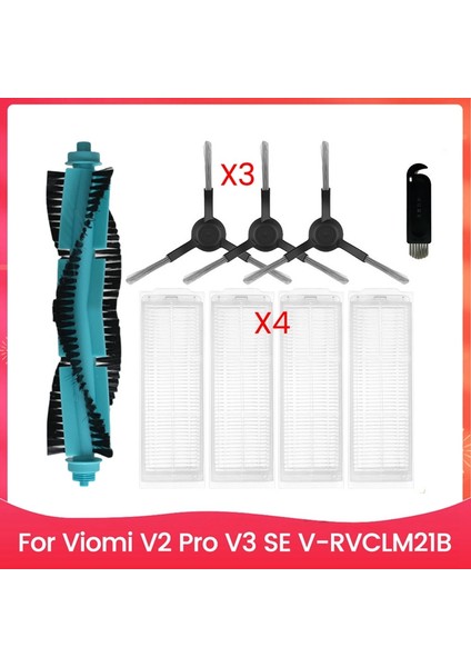 V2 Pro V3 Se V-RVCLM21B Yedek Ana Yan Fırça Hepa Filtre Parçaları Aksesuarları (Yurt Dışından) modelleri