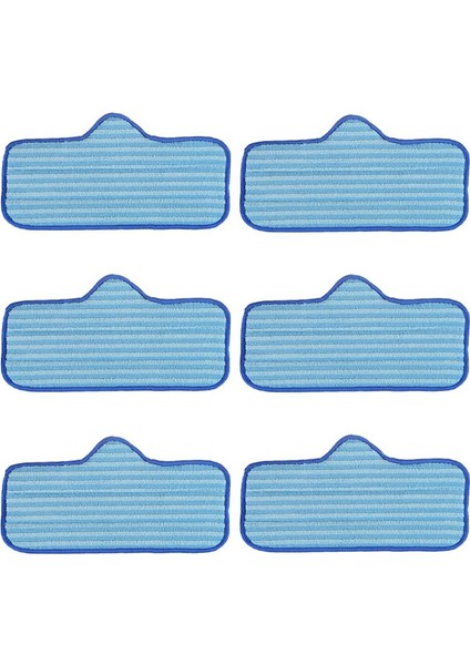 6 Adet Mikrofiber Paspas Pedi, Sert Ahşap Fayans Taş Zeminler Için Temiz Buharlı Temizleyici, Yeniden Kullanılabilir, Makinede Yıkanabilir (Yurt Dışından) fiyatları