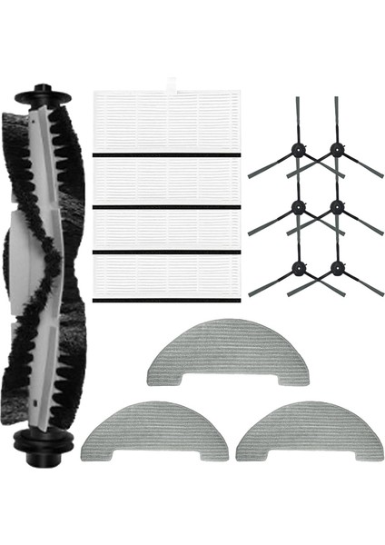 Vactidy T6 / T7 / T8 Robot Süpürge Ana Fırçası Yan Fırça Hepa Filtre Paspas Pedi Aksesuarları Için Yedek Parçalar (Yurt Dışından) fiyatları