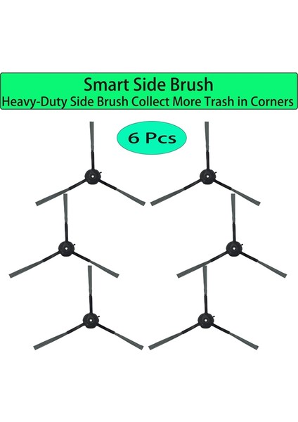 Vactidy T6 / T7 / T8 Robot Süpürge Ana Fırçası Yan Fırça Hepa Filtre Paspas Pedi Aksesuarları Için Yedek Parçalar (Yurt Dışından) modelleri