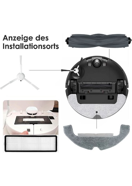 D10 Plus Gen 2/RLD32GD Elektrikli Süpürge Aparatı Için Yedek Parçalar Ana Yan Fırça Filtresi Toz Torbası Paspas Bezi (Yurt Dışından) modelleri