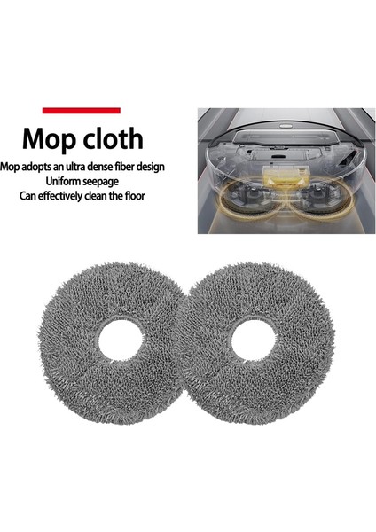 Saros Z70 Robot Süpürge Aksesuar Seti Yedek Parçalar Hepa Filtre Paspas Bezleri Toz Torbası Yan Fırça (Yurt Dışından) fırsatları