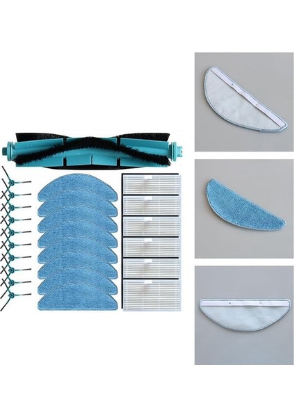 X41 Sw Robot Süpürge Yedek Parçaları Ana Yan Fırça Hepa Filtre Paspas Bezi (Yurt Dışından) indirimleri