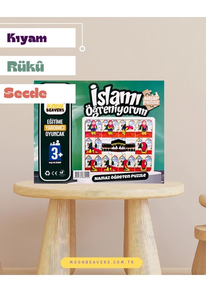 Kız Çocukları İçin Namaz Kılmayı Öğreten Eğitici Ahşap Set | Adım Adım Sevgiyle Namaza Alışma modelleri