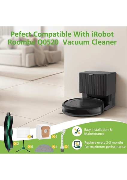 Q052 / 105 Vac / 105 Combo Robot Süpürge Için 25 Adet Yedek Parça, Q0520 105 Aksesuarları (Yurt Dışından) modelleri