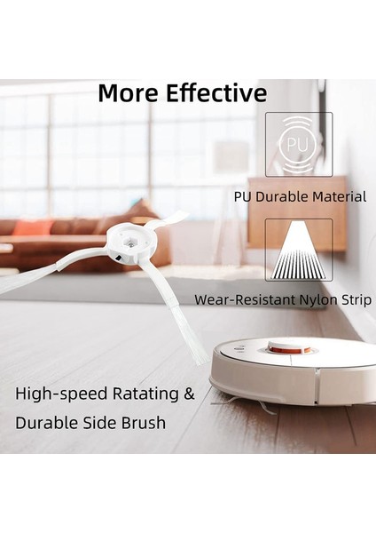 Mi Robot Vacuum Mop 2 Lite / Mi Robot Vacuum Mop 2 PRO/MJSTL/MJST1SHW Parçaları Ana Yan Fırça Hepa Filtre Paspas (Yurt Dışından) fiyatları
