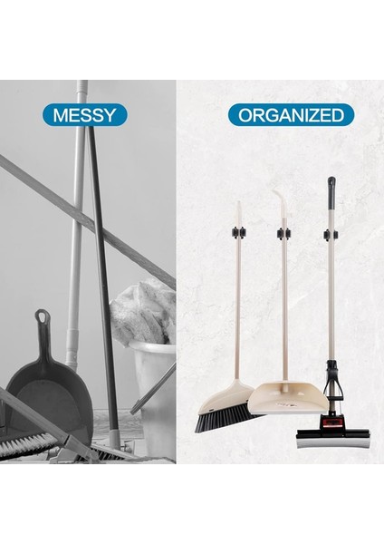 12 Parça Süpürge ve Paspas Askısı, Ağır Hizmet Tipi Bahçe Alet Düzenleyici Rafı Tırmık ve Kürek Sapı, Paslanmaz Çelik Paspas Askısı (Yurt Dışından) fırsatları