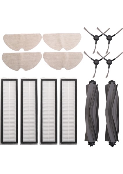 D9 Max Gen 2, D10S Pro, D10S Robot Süpürge Aksesuarları Ana Fırça Filtreleri Paspas Bezi Yedek Parçaları (Yurt Dışından) modelleri