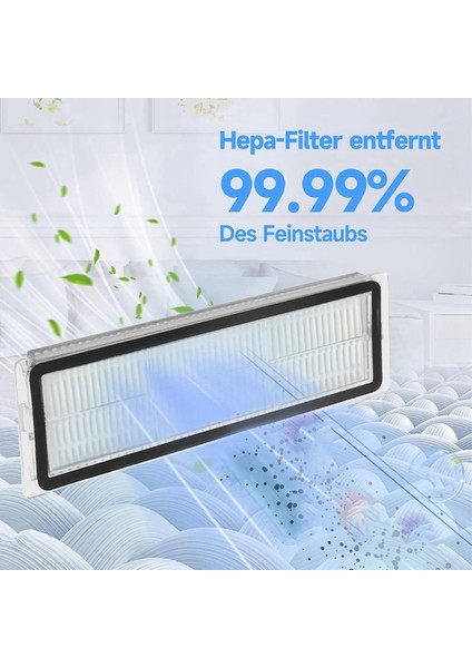 L10S / L10 Ultra / L10 Prime / X20+ Robot Süpürge Parçaları Ana Yan Fırça Hepa Filtreleri Paspas Bezi (Yurt Dışından) modelleri