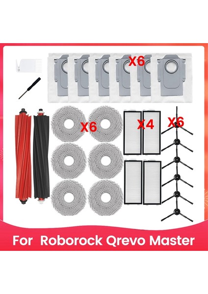 Qrevo Master Robot Süpürge Ana Yan Fırçalar Hepa Filtreler Paspas Bezi Toz Torbaları (Yurt Dışından) fiyatları