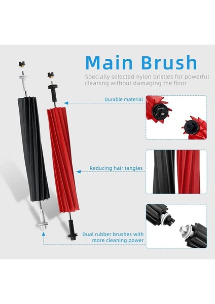 S8 Pro Ultra Robot Süpürge Yedek Parçaları Ana Yan Fırça Paspas Pedi Hepa Filtre Toz Torbaları Aksesuarları (Yurt Dışından) indirimleri