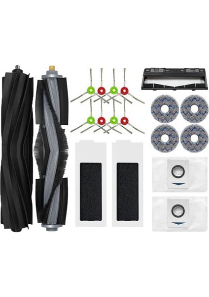 T20 OMNI/T20/T20 MAX/T20 Pro Elektrikli Süpürge Için Aksesuar Seti Ana Yan Fırça Paspas Pedi Hepa Filtre Toz Torbası (Yurt Dışından) fiyatları